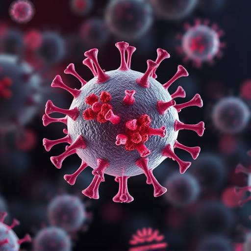 3D rendering of a human immune cell attacking a pathogen