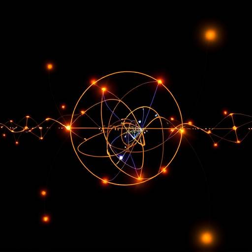 Diagram illustrating the principles of quantum entanglement