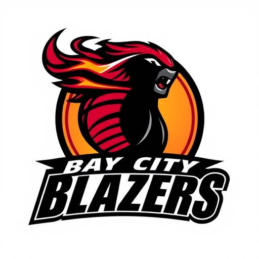 Logo of Bay City Blazers