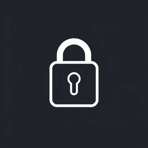 Padlock icon indicating encrypted communications
